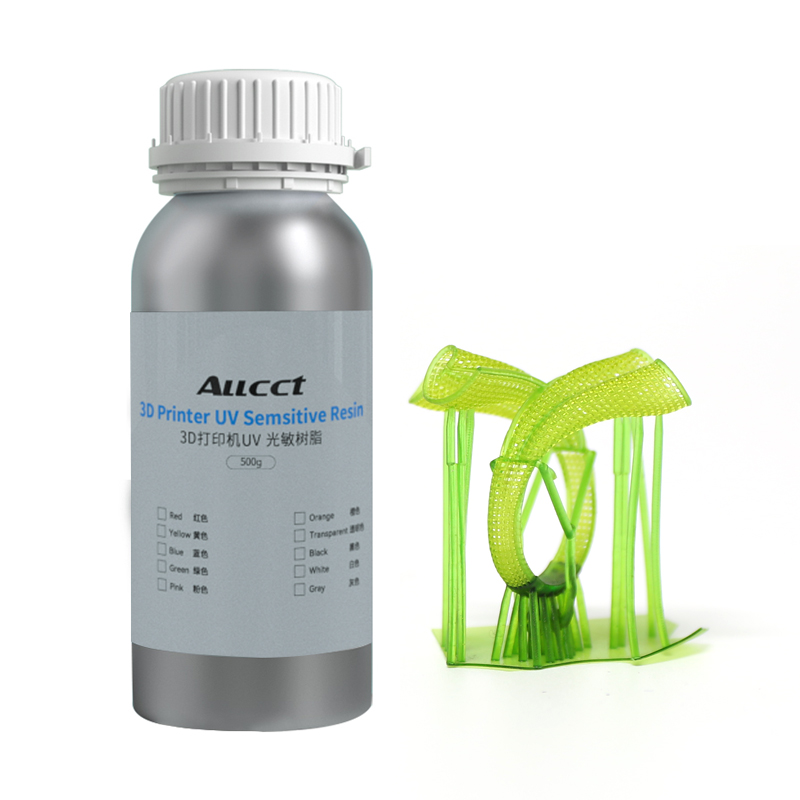 Allcct Super Low Odor liquid photopolymer UV resin 405nm 3d printer resin material for dental and jewellery use