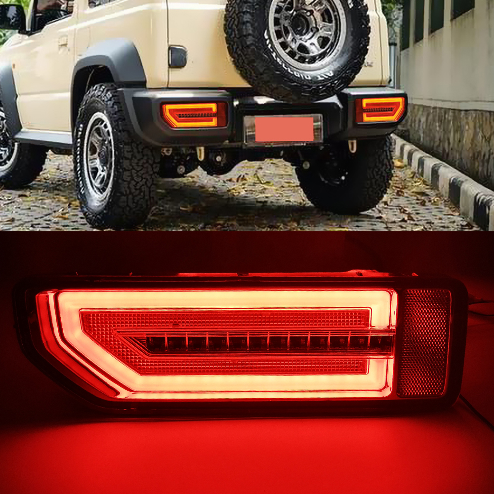 2 шт. светодиодный задний фонарь для Suzuki JIMNY jimny 2019 2020 фонарь задний фонарь стояночного тормоза светового потока сигнала поворота