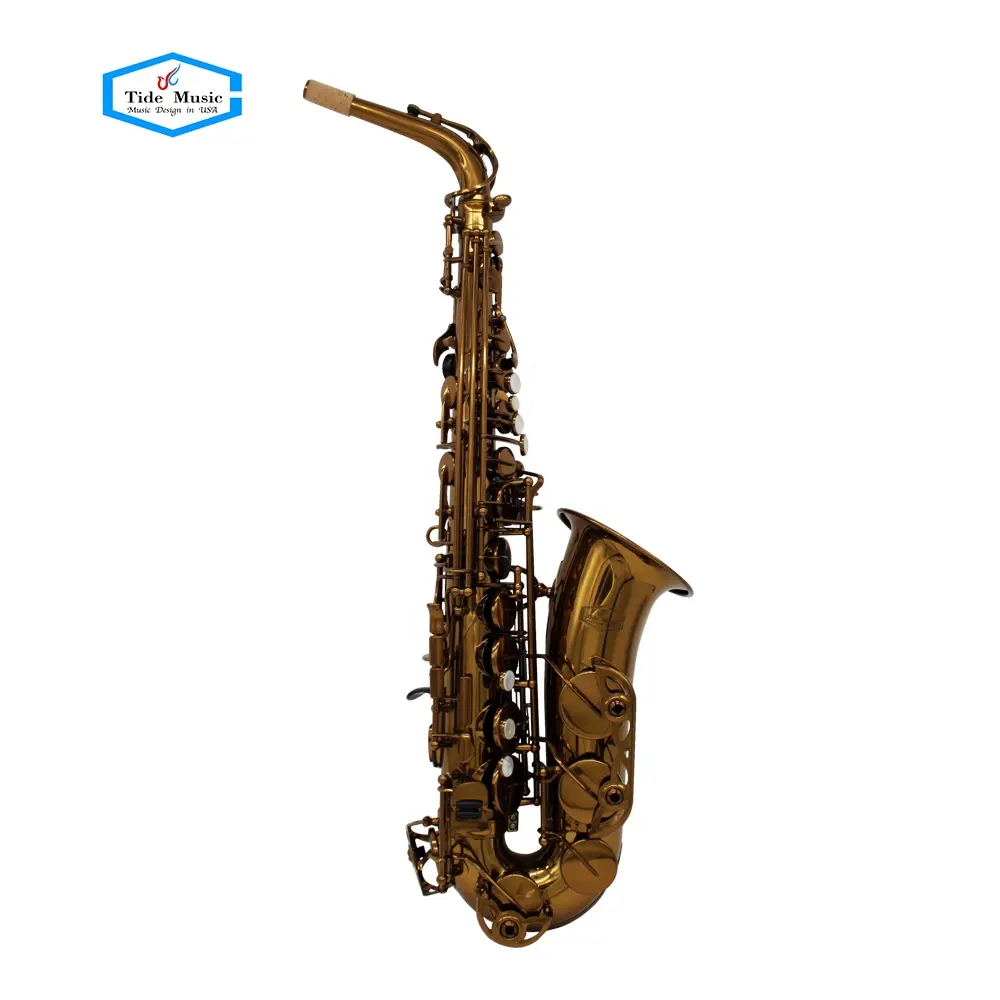 OEM/ODM professional Ya s 82 dark Gold lacquer alto saxophone