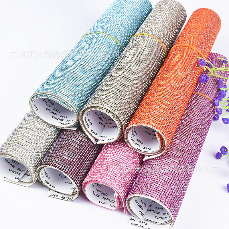 2021 Top Fashion Bling SS6 SS8 Crystal Glass AB Rhinestone Glue Sheet Adhesive Hotfix Rhinestone Sheet