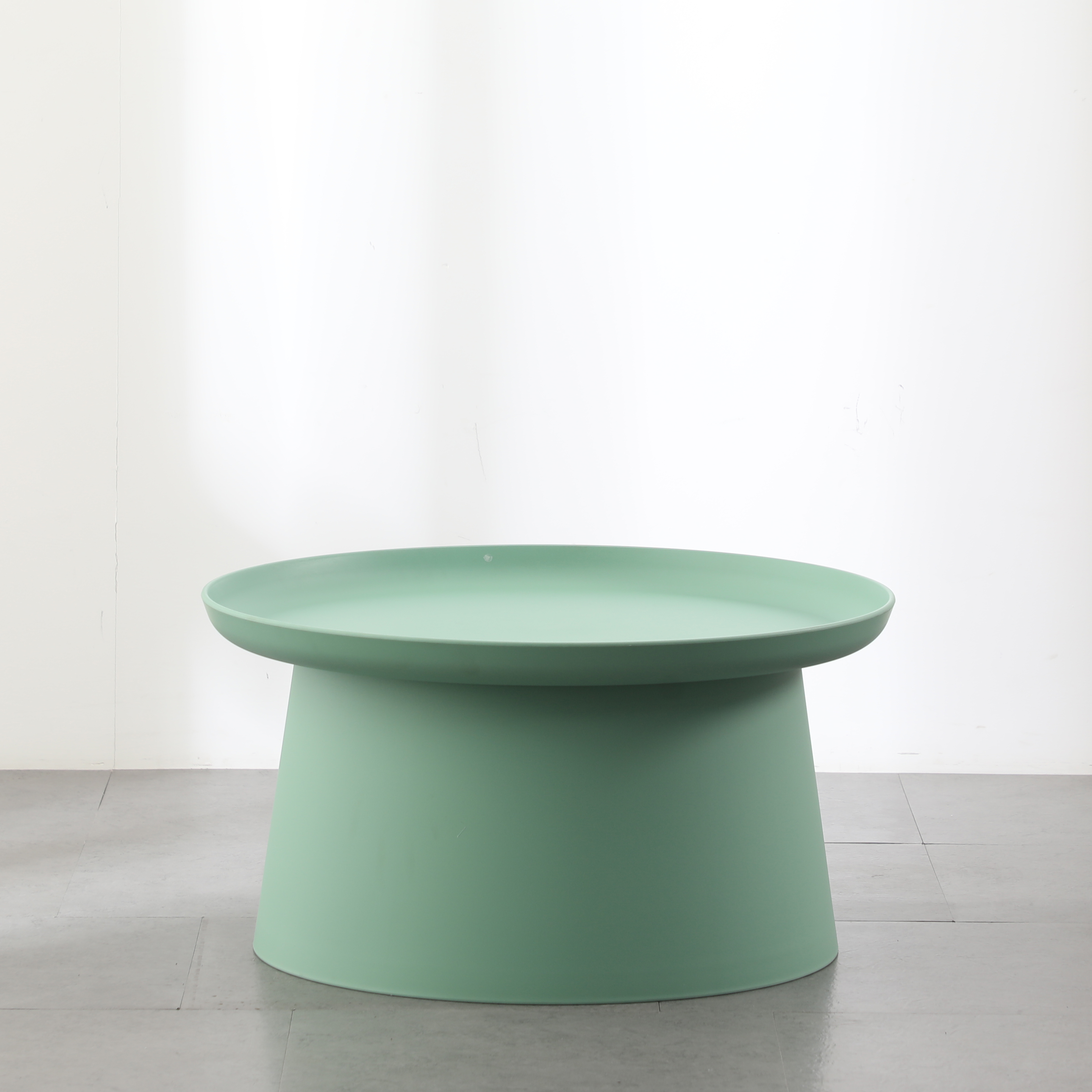 Indoor Outdoor Modern Living Room Furniture All Plastic Nordic Storage Round Plastic Coffee Side Table