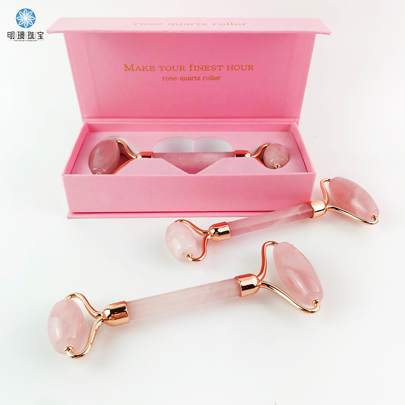 High Quality 100% Pure Natural Jade Facial Roller Anti Aging Face Massage Jade Roller For Gifts