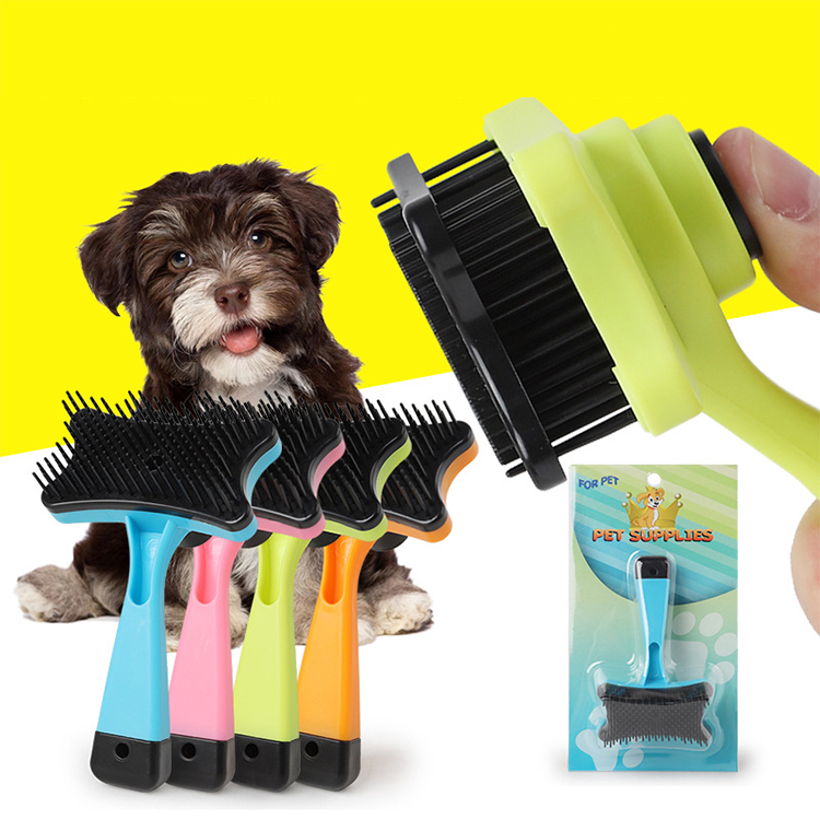 Amazon Best Seller Self-cleaning Dog Pet Grooming Brush