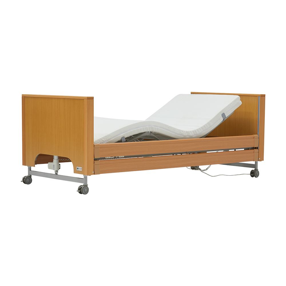Tecforcare Wooden Medical Bed For Home Care Patient Wooden hospital beds for home Nursing Home Care Bed for the elderly
