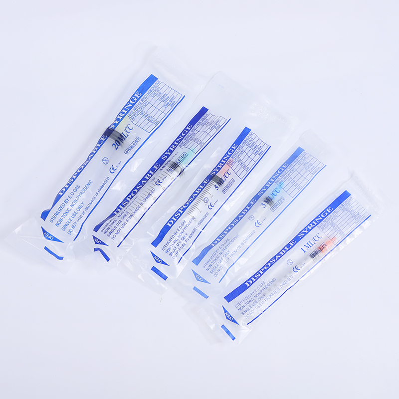 Disposable Medical Plastic Luer Lock Syringe With Needle