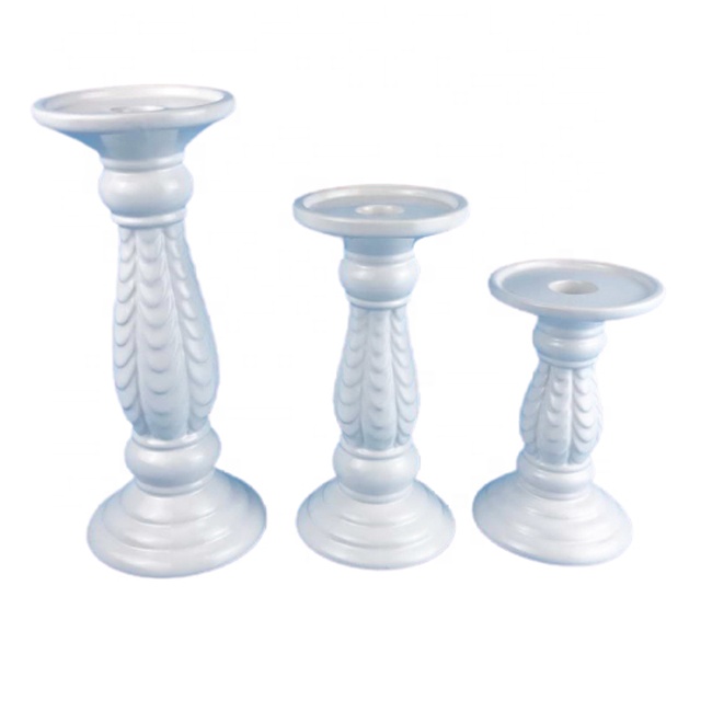 European Style Ceramic Candle Holder Tealight Candle Burner Candle Stand Home Decorations