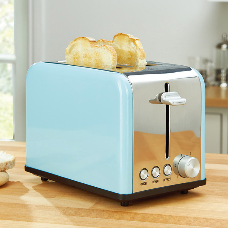 Factory Price Stainless Steel, Multifunctional Breakfast Maker 2-Slice Bread Toaster Machine/