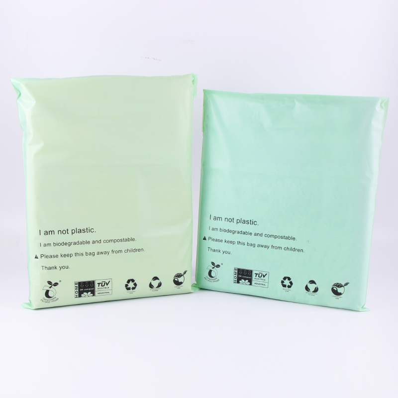 Compostable mailer большие пластиковые пакеты для доставки мешок завод биоразлагаемая упаковка мешок