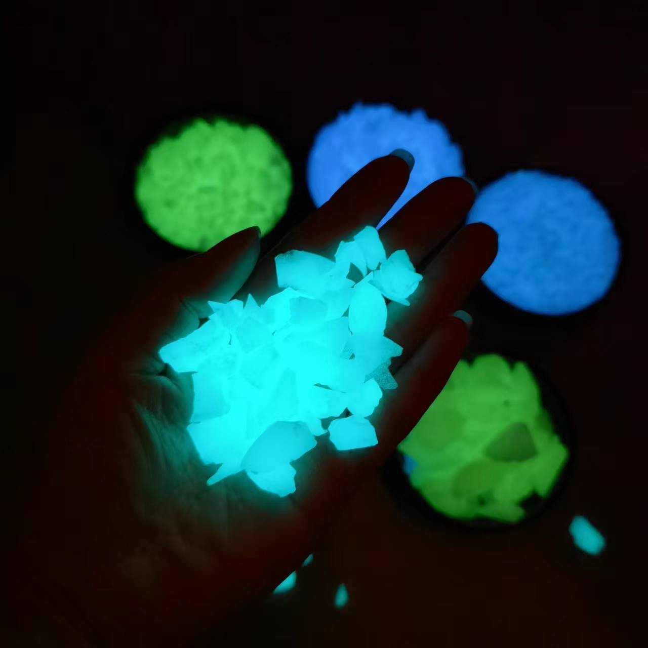 High Quality Luminous Stone for Outdoor Garden Road Paving Colorful Craft for Sale