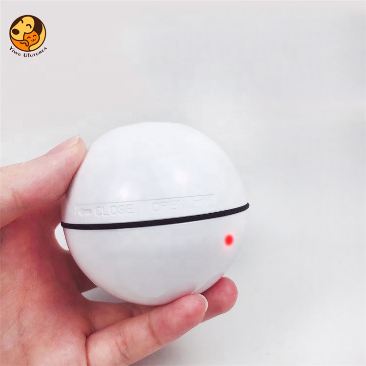 Оптовая продажа, Забавный лазерный мяч для домашних животных, игрушки ABS USB, электронный автоматический мяч, Лазерная Игрушка для кошек