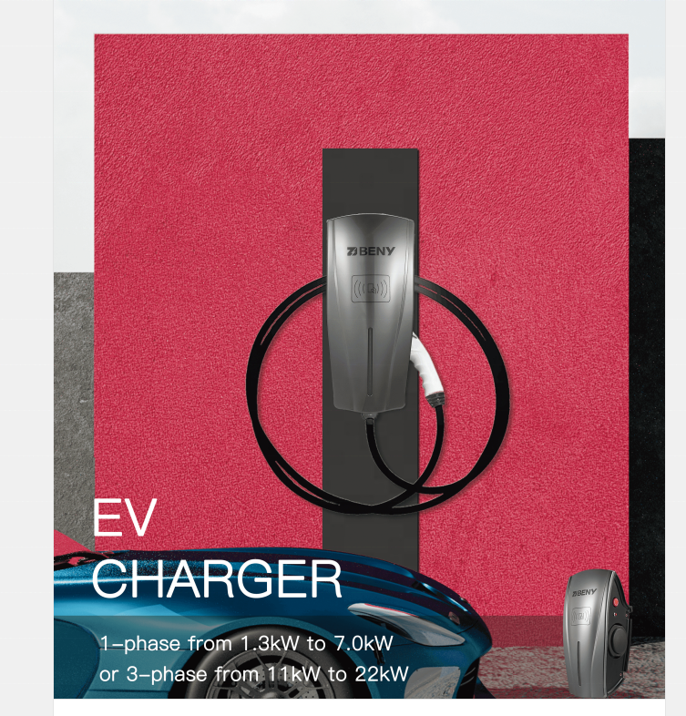22KW SMART EV CHARGER 3-PHASE Wallbox with WIFI