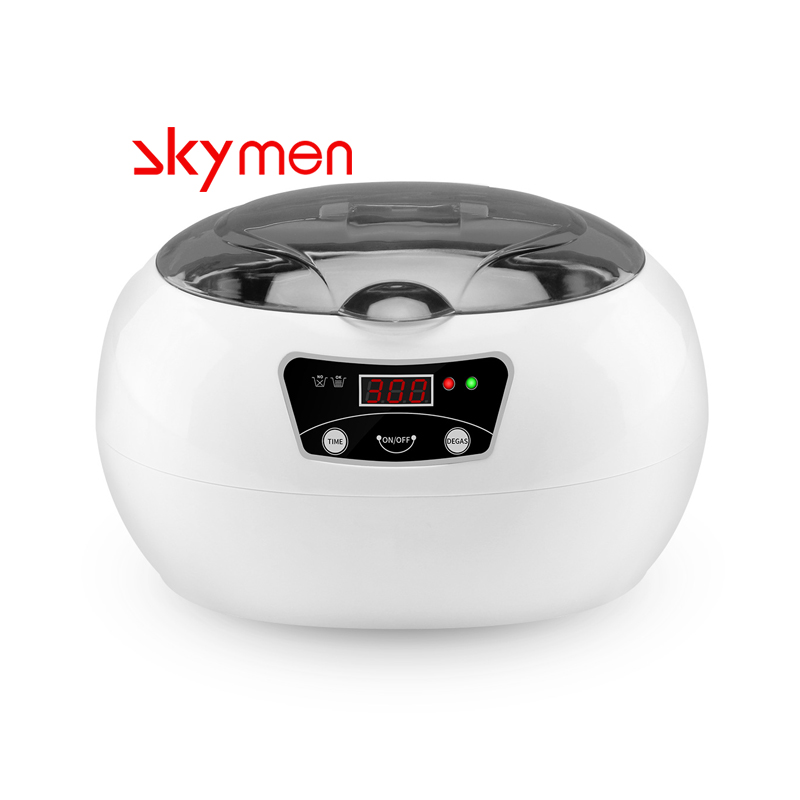 600 мл Skymen очиститель ювелирных изделий в ювелирные изделия и часы, ультразвуковой очистки ювелирных изделий