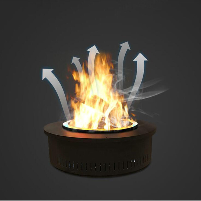 Hot Sale Customized High Quality Decorative Round Inserted Led Electric Fireplace