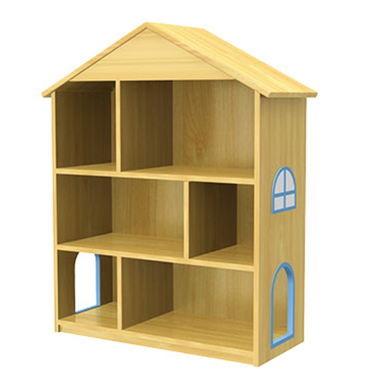 Cheap big low price kids school furniture kindergarten wood cabinet OEM for sale