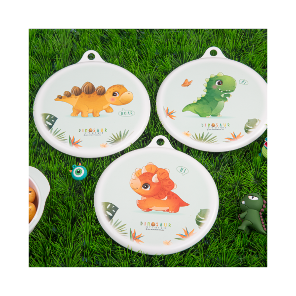 Cute Dinosaur Children's 2024Baby Products Coasters Melamine Coaster Coasters For Drinks Cartoon Drop-resistant Tableware