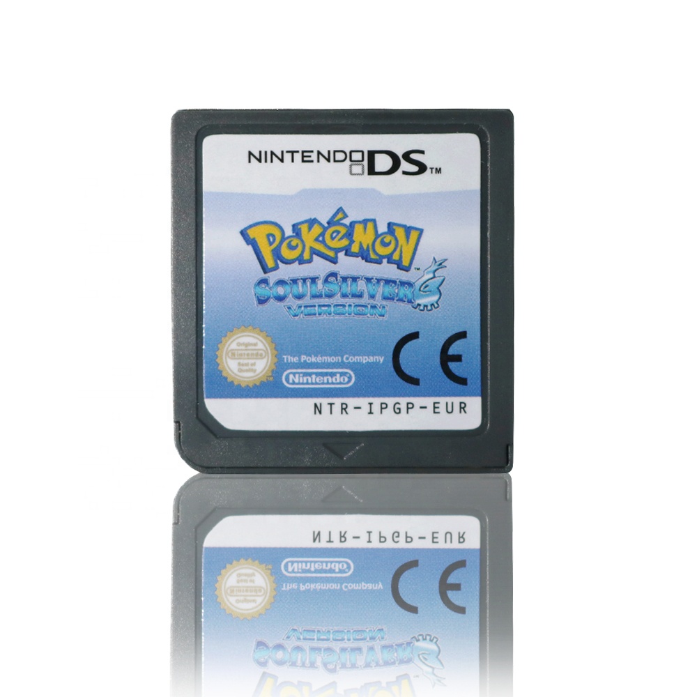 Видеокарты для DS NDSI NDSL 2DS 3DS XL, европейская версия, версия Pokemon SoulSilver, консоль ds games