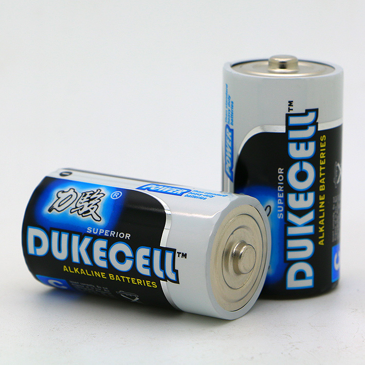 Щелочная батарея Dukecell r14 c size um3 для детей, электрическая машина, куртка, игрушки, Western OEM время, не перезаряжаемая батарея из фольги