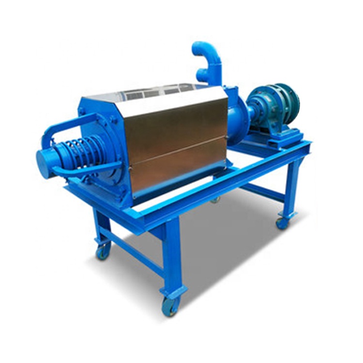 Waste Recycle Poultry Cow Dung Dewatering Machine Organic Fertilizer Making Machine Manure Chicken Manure Extruder Dewatering