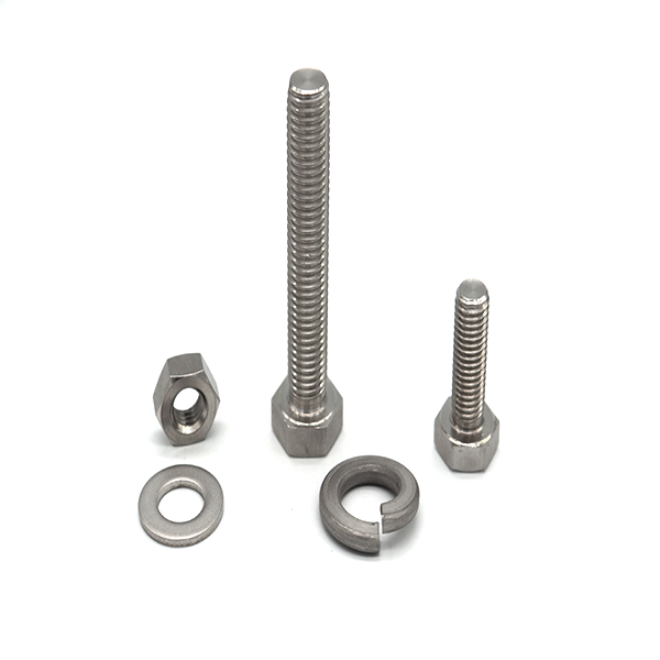 Титановые гайки и болты hastelloy ns321 болт с шестигранной головкой из легированной стали нержавеющая сталь 1,4529 1,4539 болт 5/16-18x1"