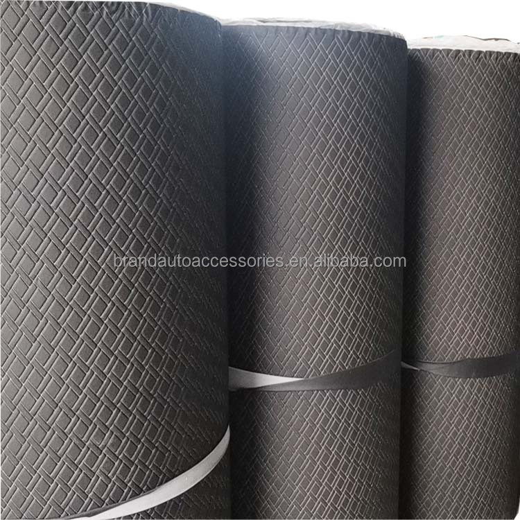 Double XPE Leather Car Mats Raw Materials in Rolls for Car Mats Trunk Mats seat cover furnitures
