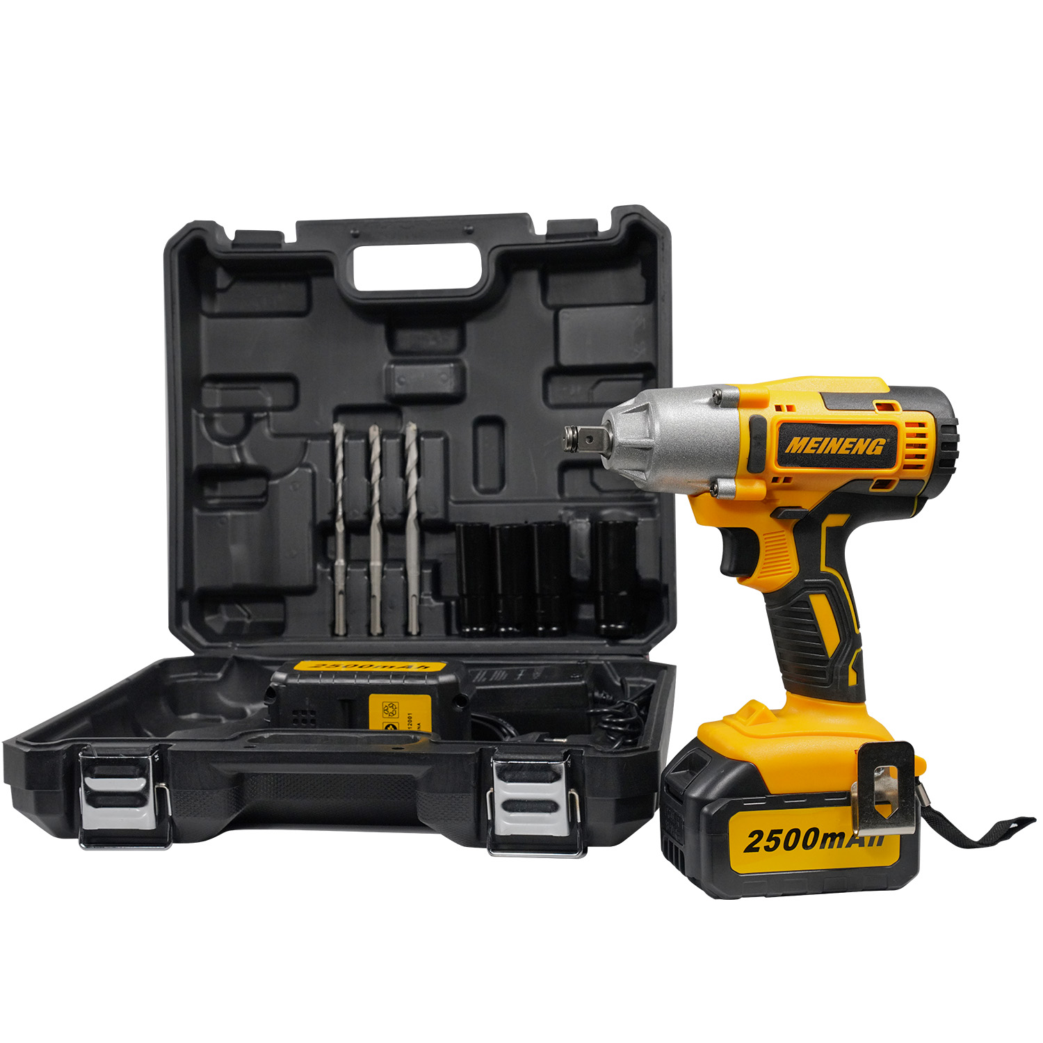 MEINENG 0890 Cordless Tools Set Combo Impact Wrench