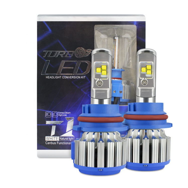 2020 новый дизайн Turbo T1 LED Canbus H7 H4 светодиодные фары для всех автомобилей
