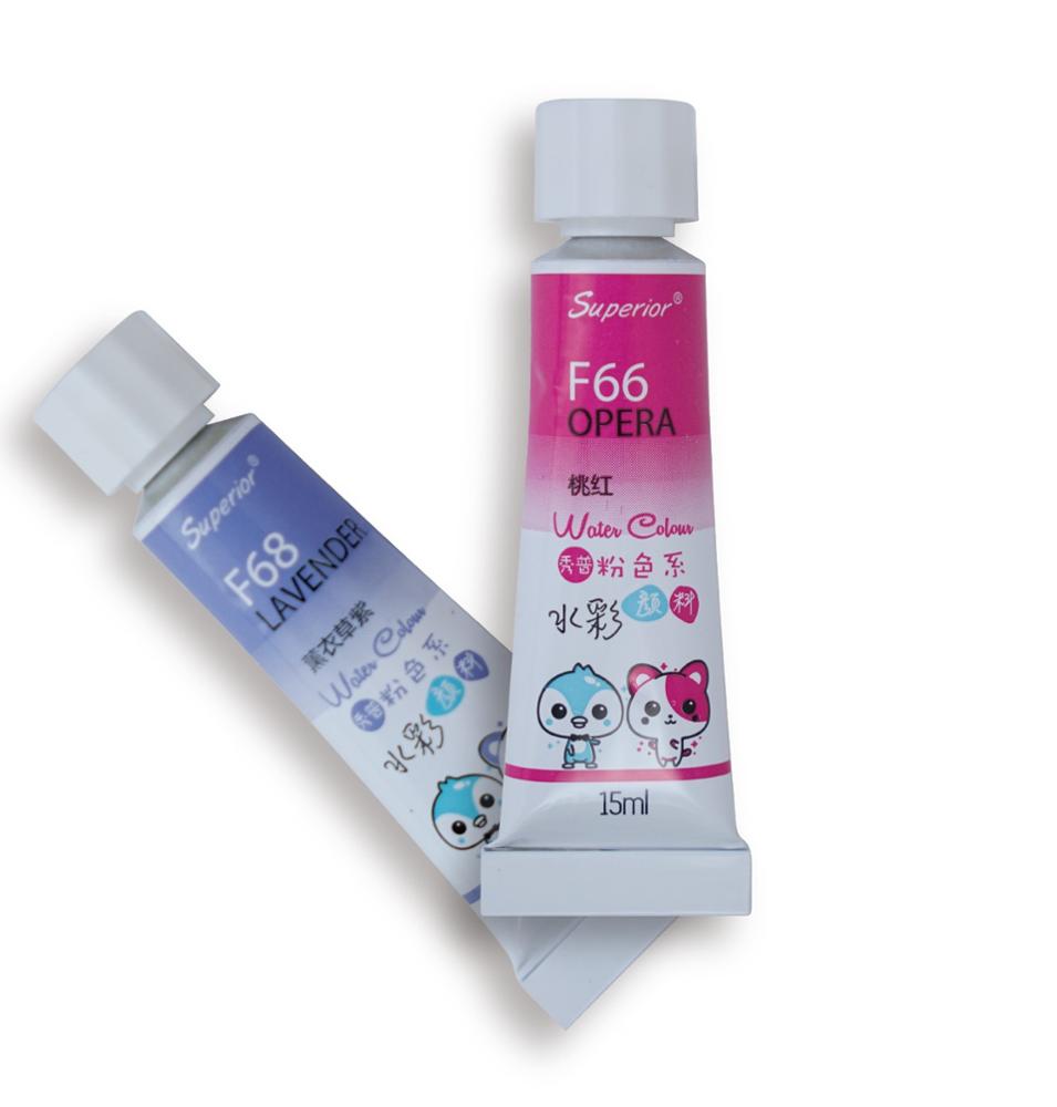 Superior 8/12 Pastel Watercolor Paint Set Non-toxic Watercolor Paint In Tube Set for artists & kids