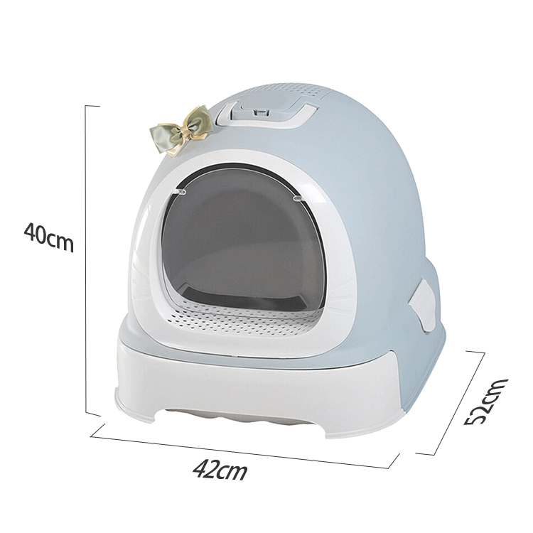 Factory Wholesale Luxury Cat Litter Box Toilet door with handle Cleaning Cat Toilet Box