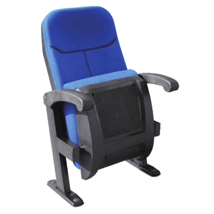 Blue Fabric Dimensions Auditorium Theater Furniture Movie Cinema Room Chairs For Sale