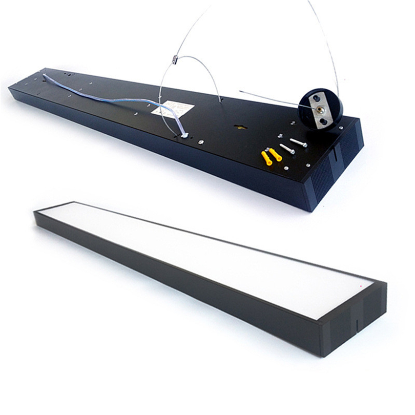 4 фута/120 см Светодиодная линейная лампа с линейной трубкой, тонкая linkable shop Light, монтируемая поверхность, плоская