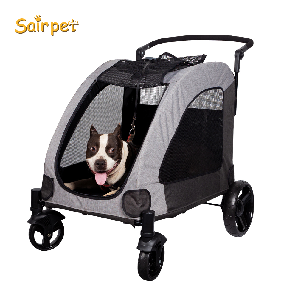 Pet коляски для спорта на открытом воздухе коляски ПЭТ тележка для путешествий с колесами коляски для собак средних собак