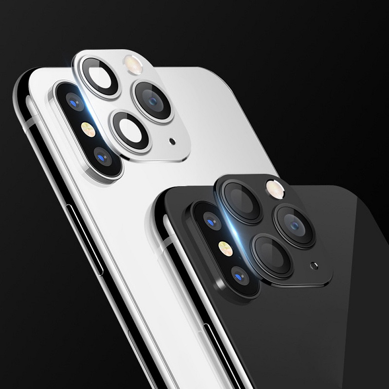 Для iPhone XS Max задняя камера смены линз для iPhone 11 Pro Max металлический протектор экрана, фейковые камеры крышка объектива на iPhone XS Max объектив