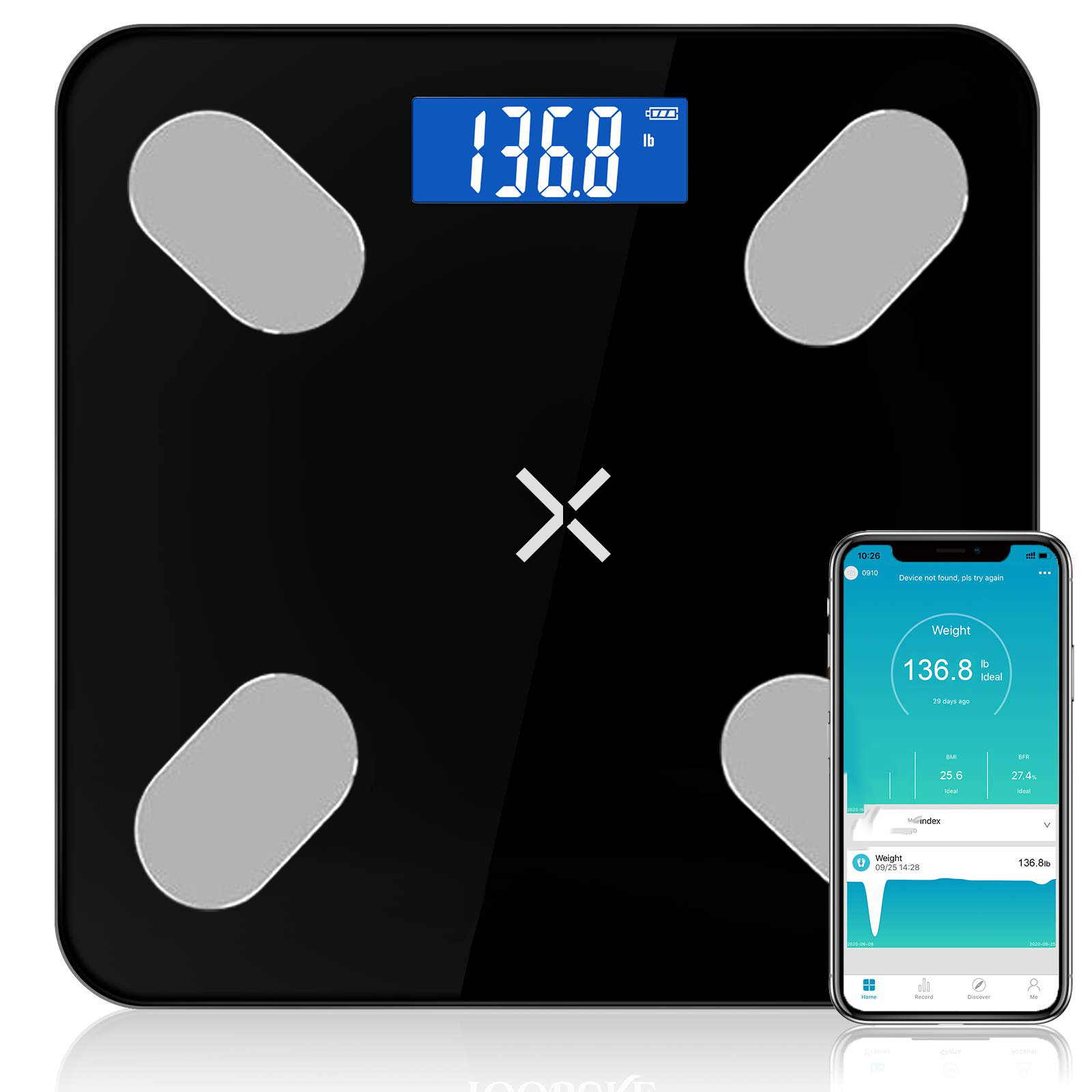 Электронные весы smart BMI для ванной комнаты, перезаряжаемые весы для тела и веса тела
