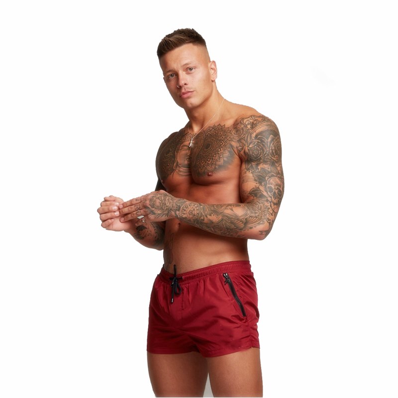 Latest Mens Fitness Shorts Customized Blank Color Mens Shorts with Pockets