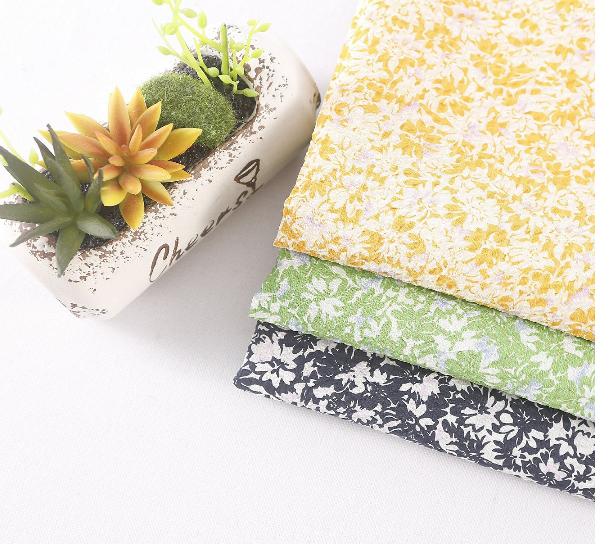Factory direct 100% cotton pure print 70g for women's wear fabric