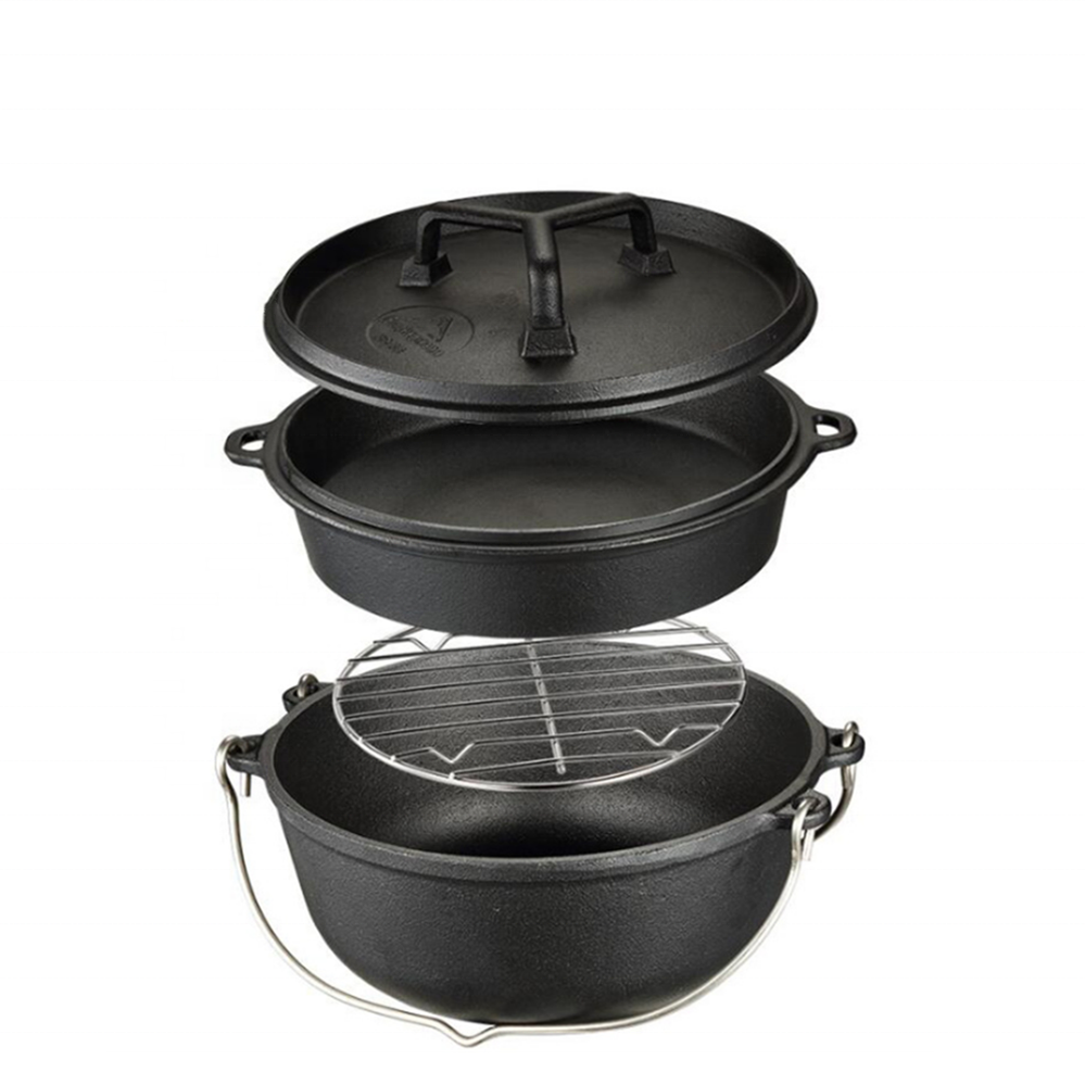 4,5 QT подъемник крышки духовки из чугуна для кемпинга