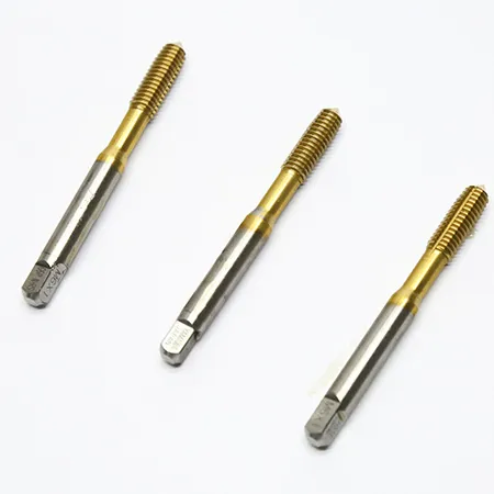 Top Quality Spiral Flute OEM Spiral Flute Machine Taps Threading Cutting Tool Taps With Yellow Ring