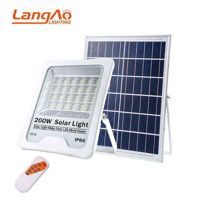 Лучшее качество IP66 водонепроницаемый уличный аллюминиевый 50w 100w 200w Светодиодный прожектор на солнечной батарее
