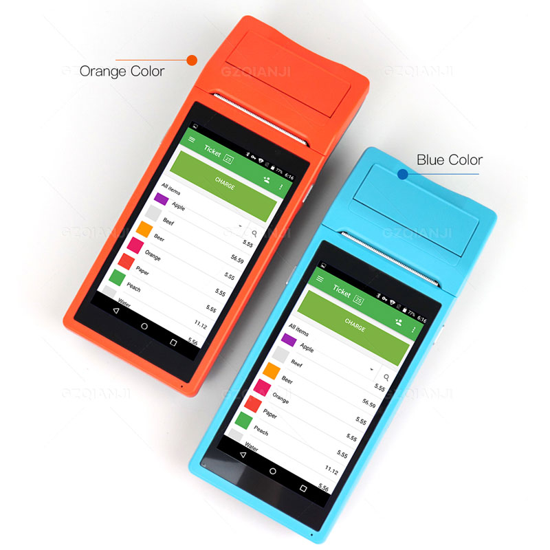 Заводская 5,5 дюймовая портативная POS-Система Android PDAs, беспроводная POS-машина для SRS, система перезарядки/лотерейный POS-терминал