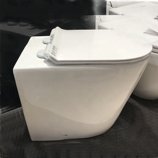 Новая Ванная комната оптом керамическая уборка p-trap водосберегающий обратно к стене Туалет с сиденьем для унитаза для рынка Великобритании
