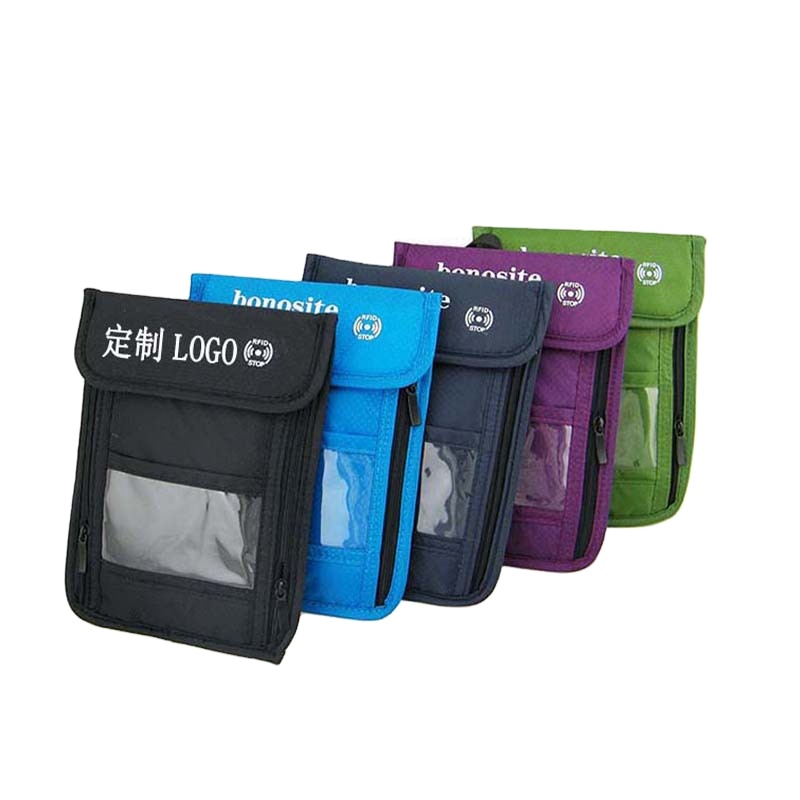 High Quality Customized,Anti-Theft ,Passport Creadit Card Cash,Travel Accessories Passport Covers,Neck Bag Rfid