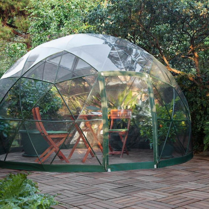 Роскошный прозрачный чехол Igloo из ПВХ для отдыха, садовая купольная теплица для дома