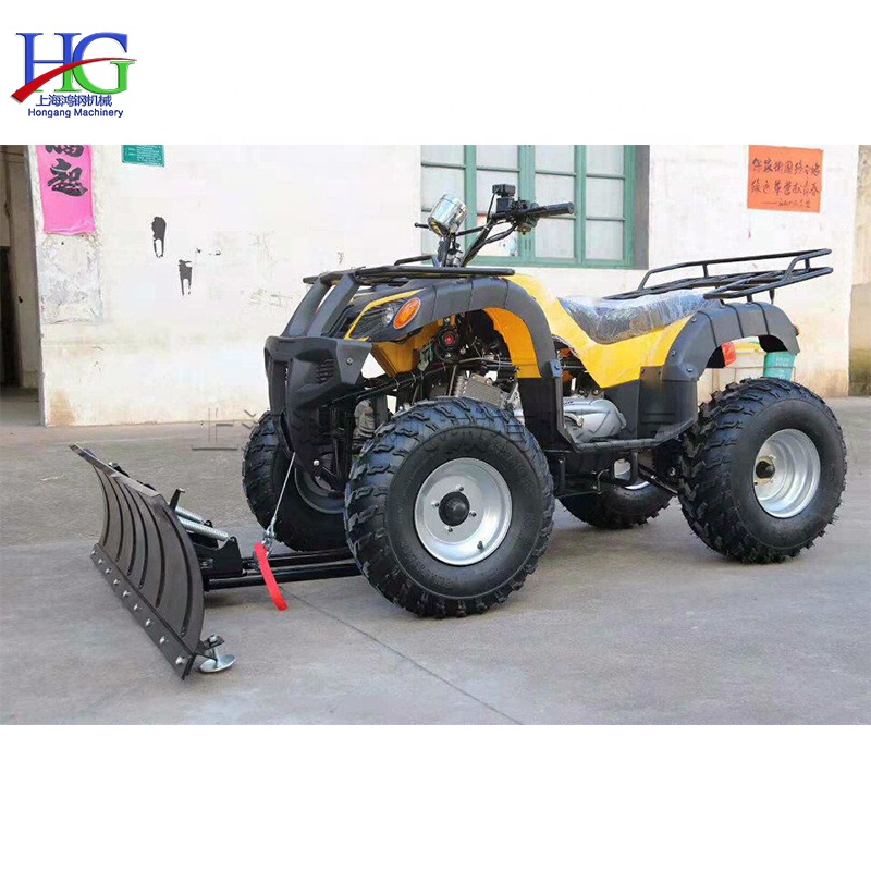 Electric winch lift snow clearing machine Mechanical road snow removal equipment Highway cleaning appliance
