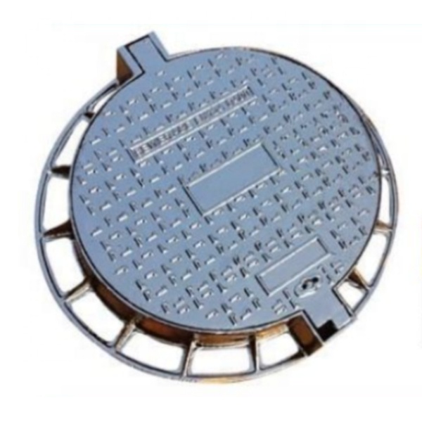 Крышка люка из ковкого чугуна EN124 D400, крышка люка из чугуна, крышка люка для сточных вод