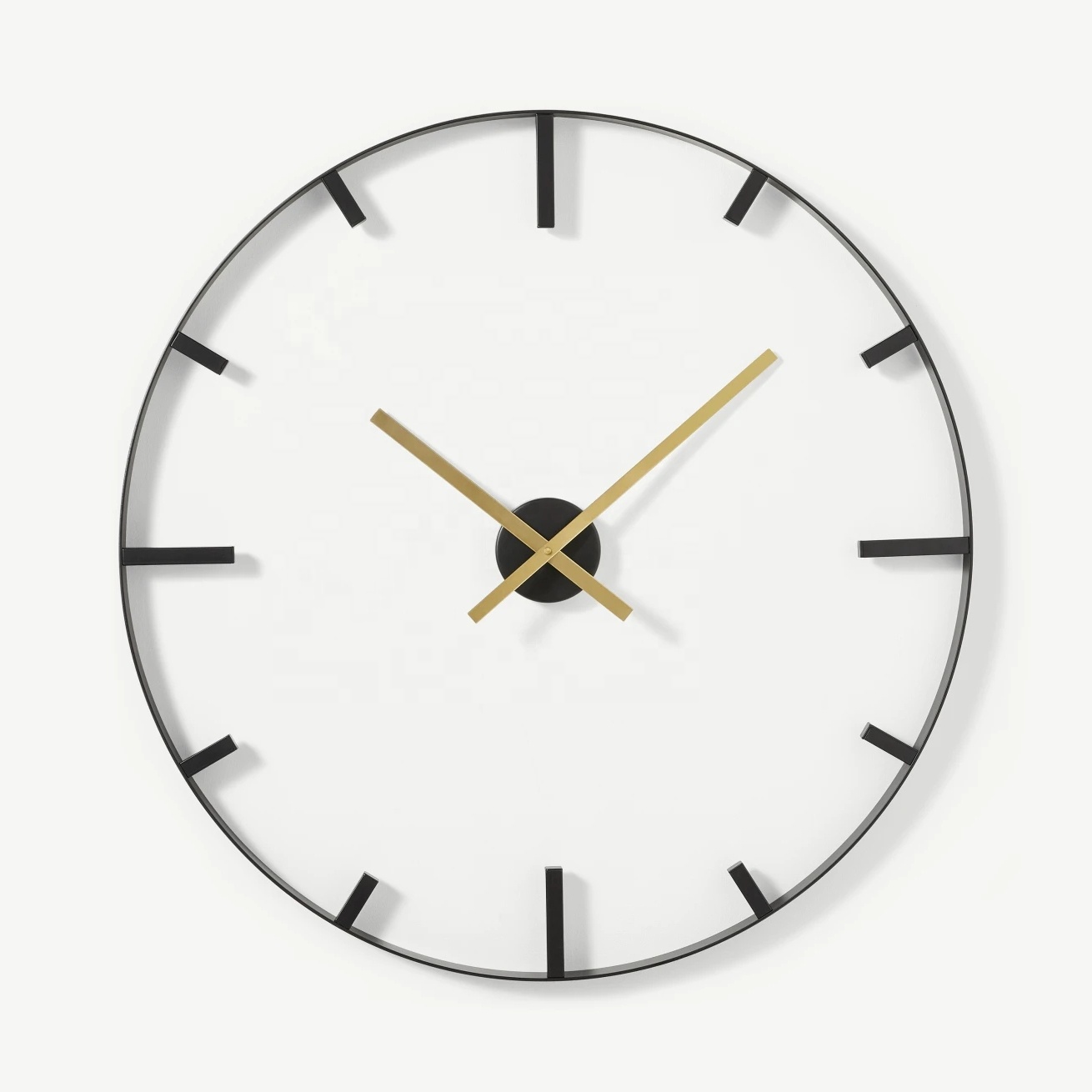 20inches 50cm Oversized iron wall clock Large Modern Outline Wall Clock