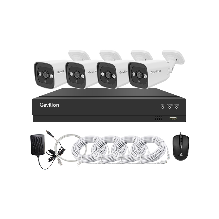 5MP 4CH 4 канала Smart AI POE камера безопасности системы POE ip CCTV камера KIT