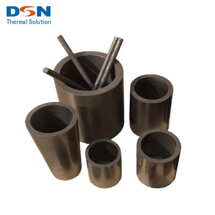 DSN High Pure High Carbon Graphite Crucible For Metallurgy Industry