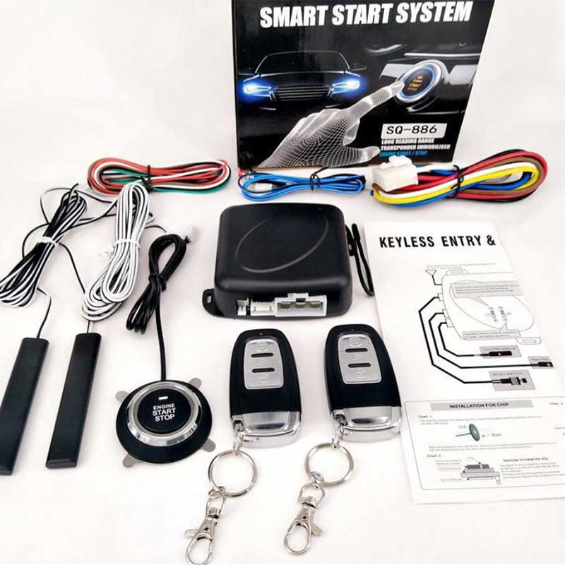 Full Function Auto Guard Car Alarm Systems For Car Alarm Keyless car two-in-one universal one-key start anti-theft lock