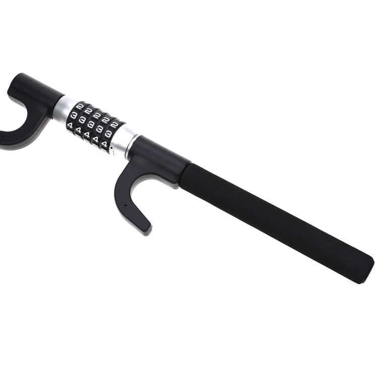 Manufacturer Wholesale Car Universal Security T-shape Adjustable Customised Car Anti Theft Steering Wheel Lock For Cars