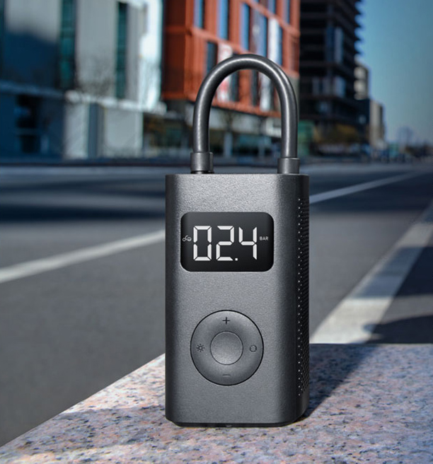 Портативный электрический воздушный насос Xiaomi Mijia, умный насос с цифровым обнаружением для велосипеда, мотоцикла, автомобиля, футбола